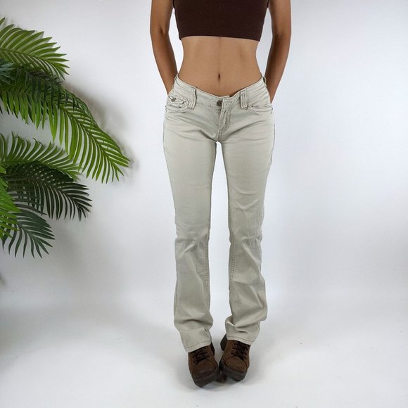 Union Bay Pants - Women's Vintage Y2K Low Rise Indie Grunge Gorpcore Khaki Chino Pants / Size: 9